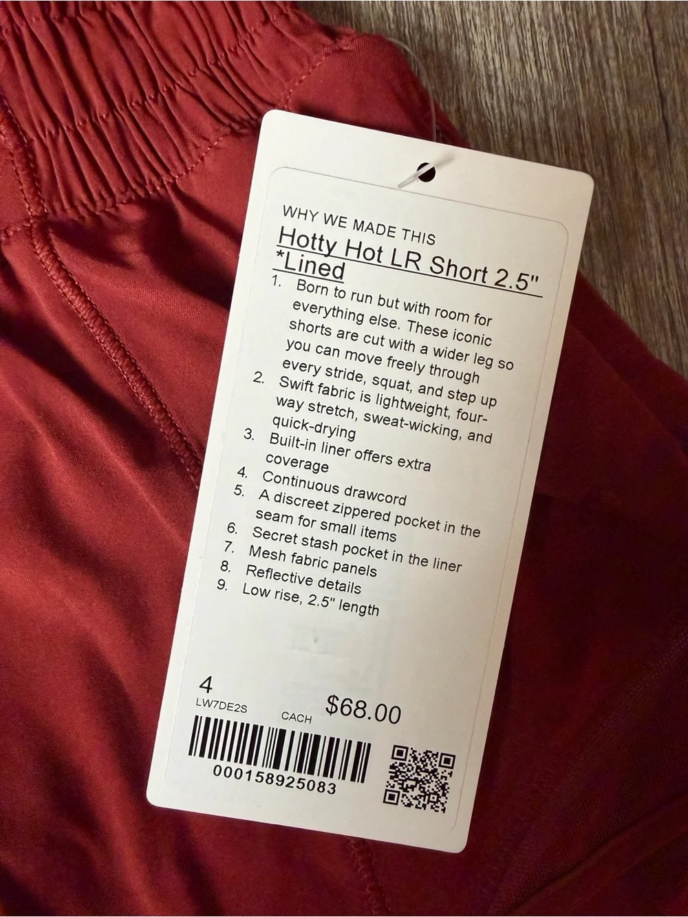 Lululemon Hotty Hot’s NWT